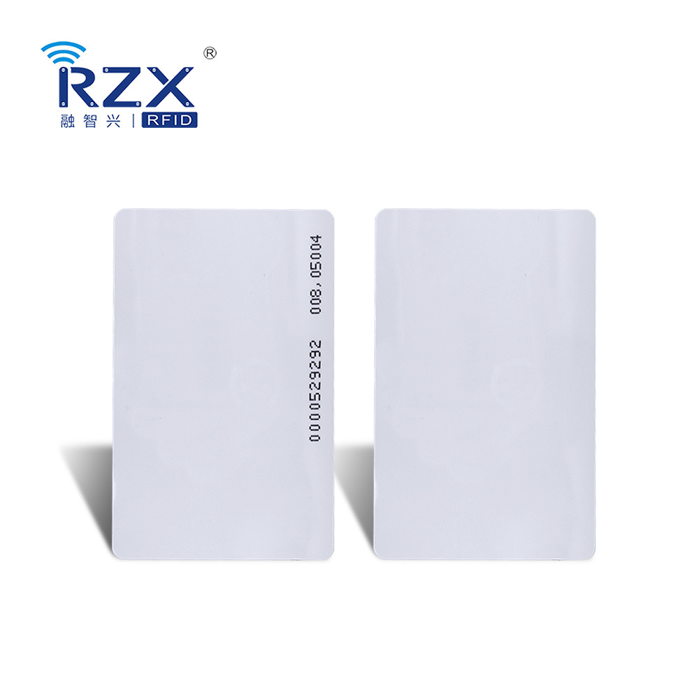 Wholesale stock Access control card contactless proximity TK4100 EM4305 T5577 rfid chip pvc smart blank card