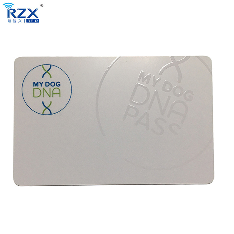 UV Spot 0.76mm thickness CR80 Plastic PVC Matte finish with Glossy logo Gift loyalty Card