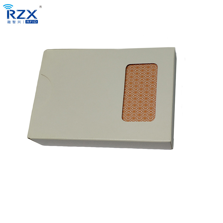 ISO 15693 ICODE SLIX Chip RFID Poker Playing PVC Card for Casino