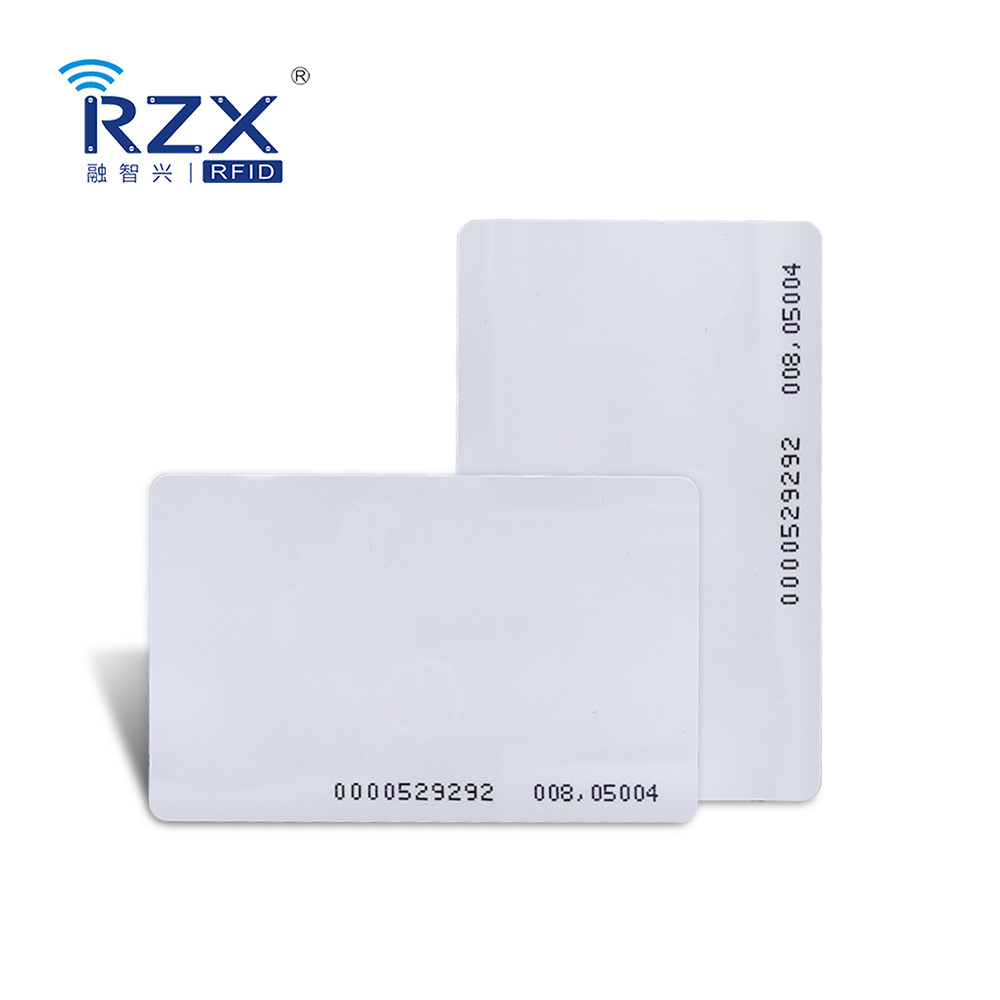 Wholesale stock Access control card contactless proximity TK4100 EM4305 T5577 rfid chip pvc smart blank card