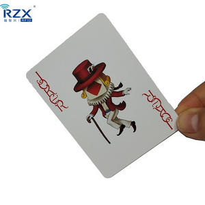 Casino 13.56MHz  RFID Plastic Playing Cards  ICODE SLI  PVC poker card