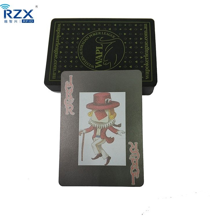 Casino 13.56MHz  RFID Plastic Playing Cards  ICODE SLI  PVC poker card