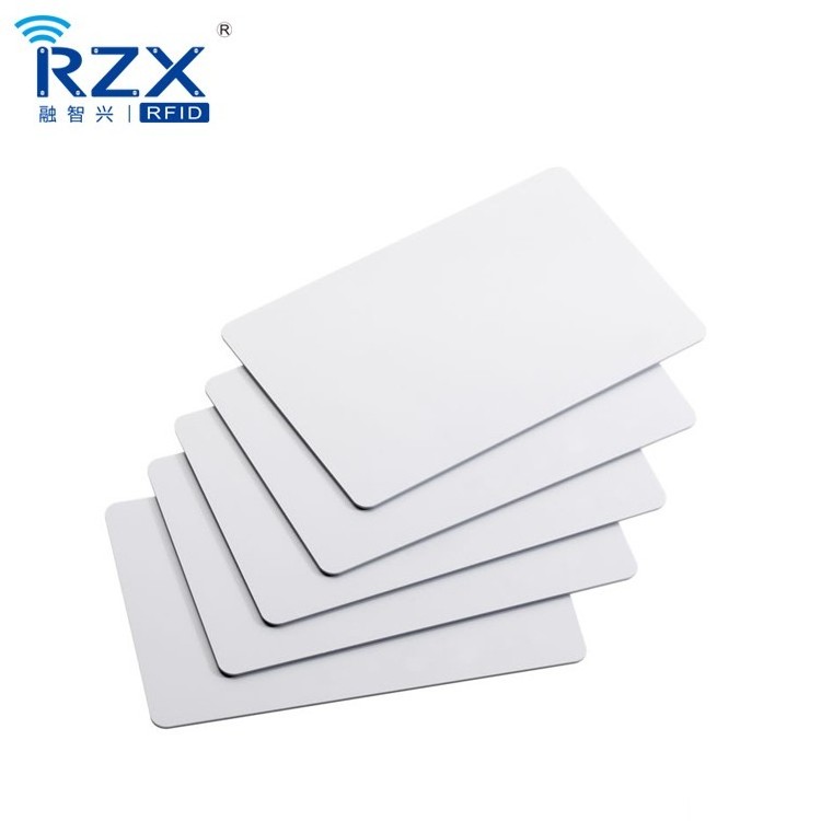 Factory Price ISO14443A 13.56MHZ MIFARE Classic 4K Chip Blank PVC Card for Thermal Printer