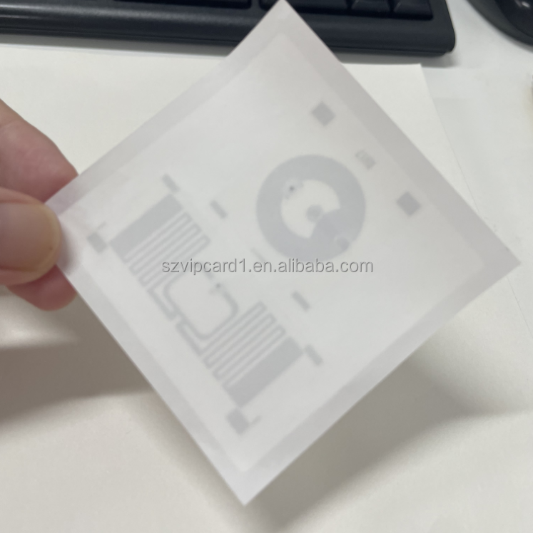 In Stock ISO 14443A and ISO 15693 RFID/NFC Dry Inlay/Wet Inlay/Labels Stickers With Square, Round, Rectangle Shape from RZX