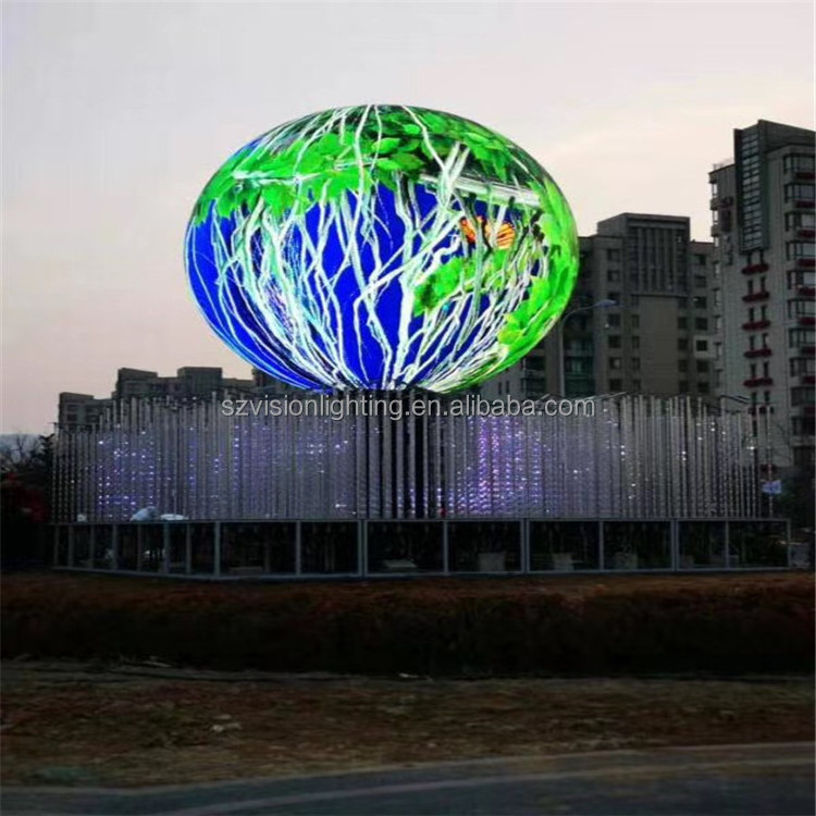 360 viewing angel LED Sphere display indoor and outdoor led ball