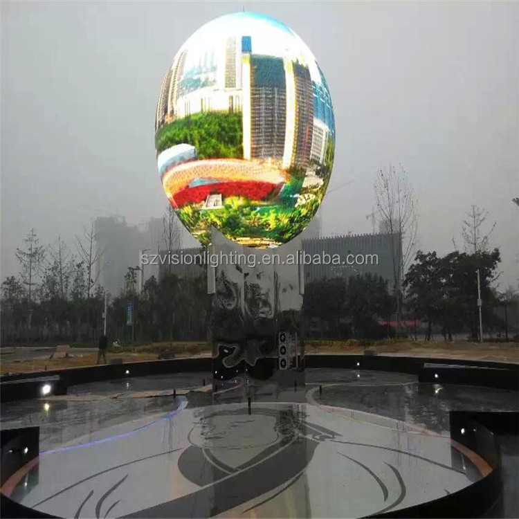 360 viewing angel LED Sphere display indoor and outdoor led ball