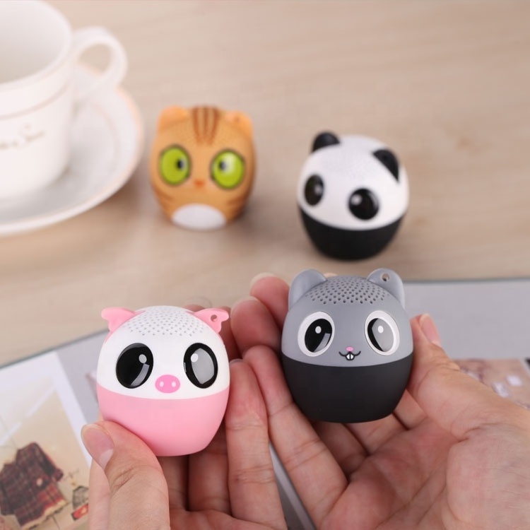 Christmas Gift Cartoon Mini Loud Speaker Portable Subwoofer Mobile Speaker For Kids