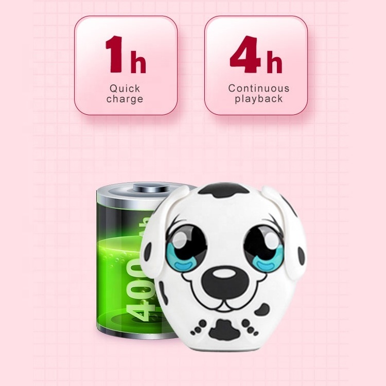 Dog Speaker 3W Customized Cartoon Design Speakers Factory Cute Music Player for Mobile Phones