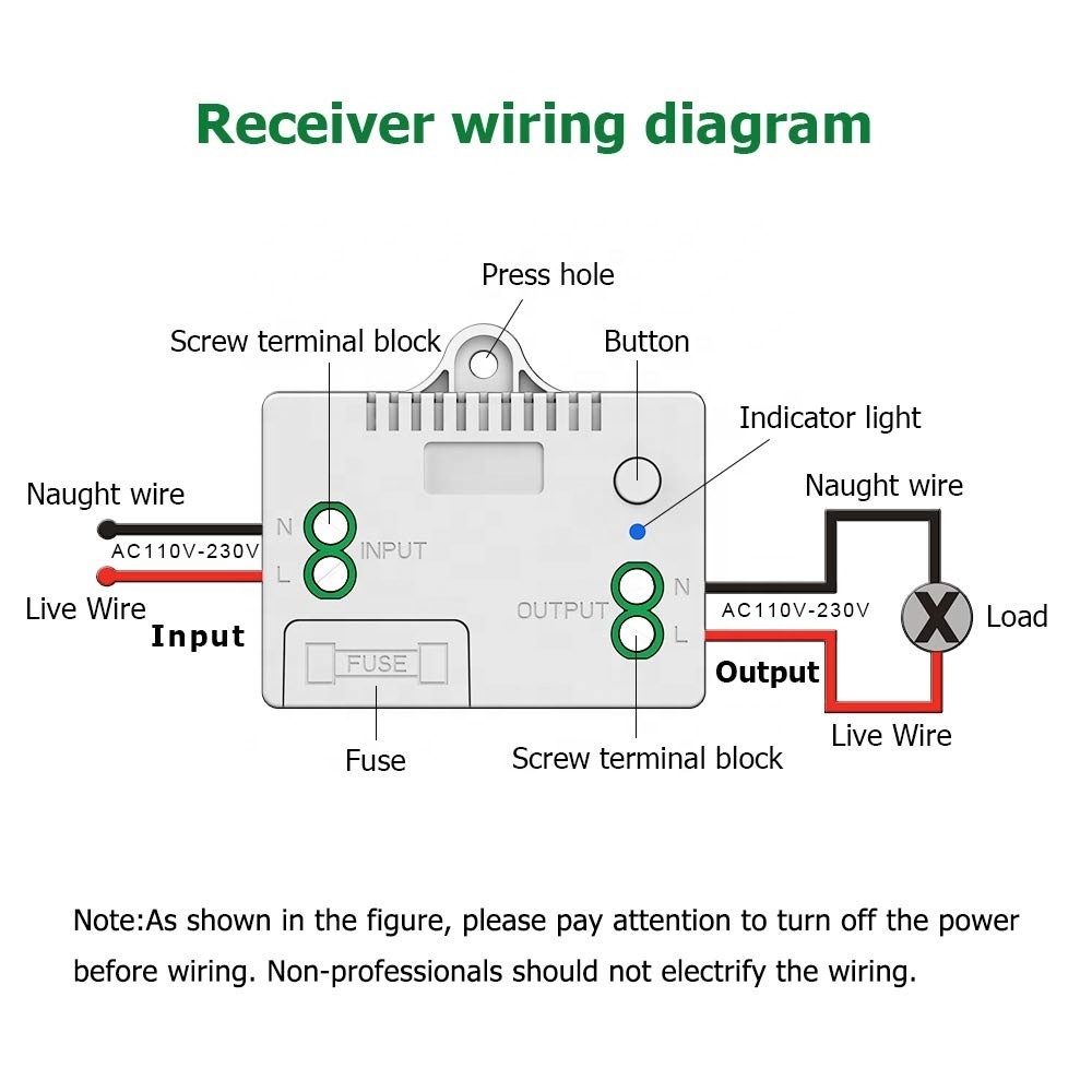 No Wires AC 220v Relay Wireless RF Remote Control Switch No Battery Wireless Zigbee Scene Switch