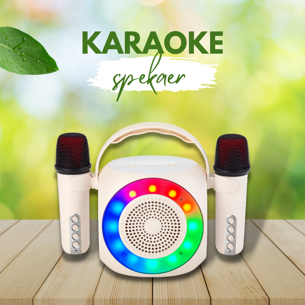 Mini Portable  Bluetooth Speaker Karaoke Outdoor Mini Party Bass HIFI BT Speaker With Mic Home Wireless Karaoke Speaker