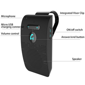 SP09 Gadgets 2023 technologies Bluetooth for cars handsfree Drive bluetooth in-car speakerphone bluetooth car adapter