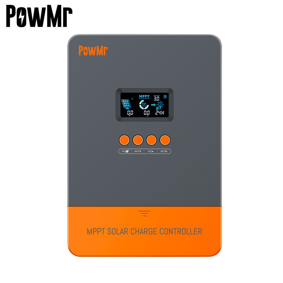 PowMr 60A 12V 24V 36V 48V Max PV Input 150V Solar MPPT Charge Controller M60 for Solar System