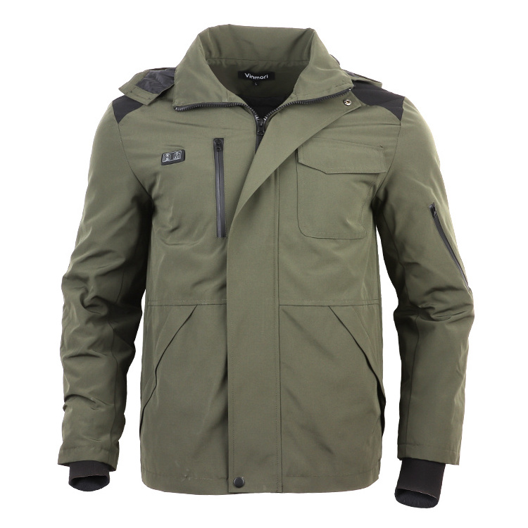 OEM ODM Factory Winter Warm Coat Waterproof Hunting Outdoor Jacket Rechargeable Battery Heated Jacket