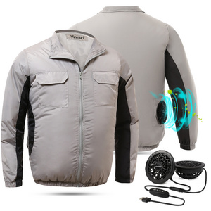 Sun protection work jacket fan air conditioned clothes with cooling fan summer fan cloth