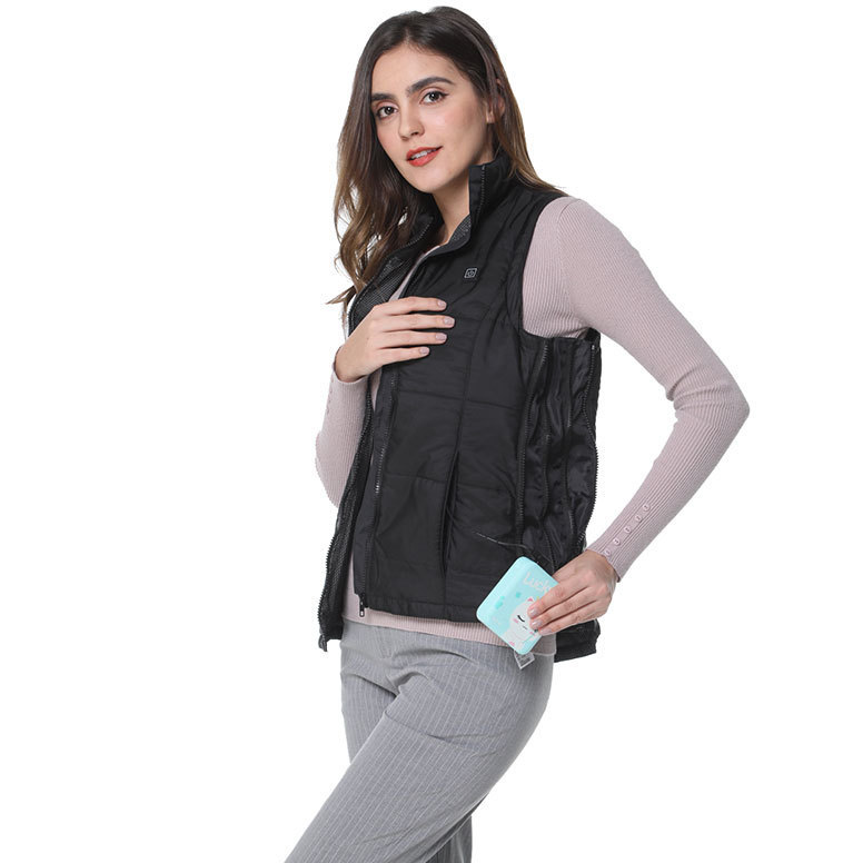 Vinmori Custom All Size Women Winter Heated Vest For Motorcycle Climbing Ski Hunting