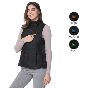 Vinmori Custom All Size Women Winter Heated Vest For Motorcycle Climbing Ski Hunting