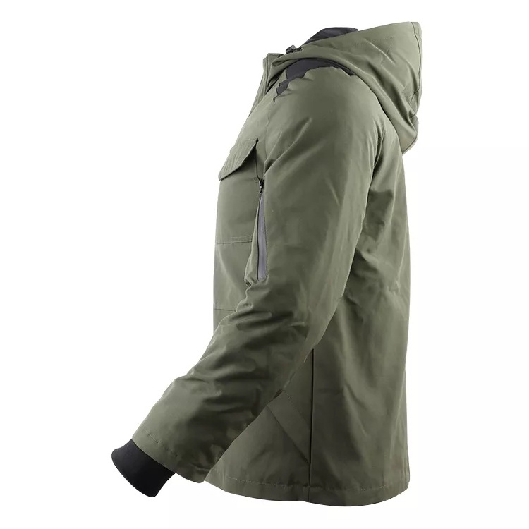 OEM ODM Factory Winter Warm Coat Waterproof Hunting Outdoor Jacket Rechargeable Battery Heated Jacket