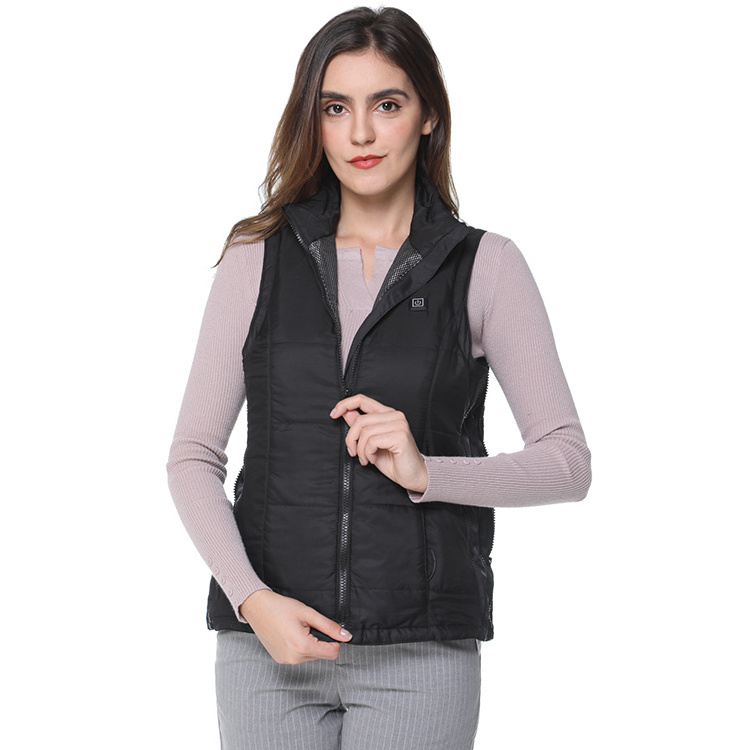 Vinmori Custom All Size Women Winter Heated Vest For Motorcycle Climbing Ski Hunting