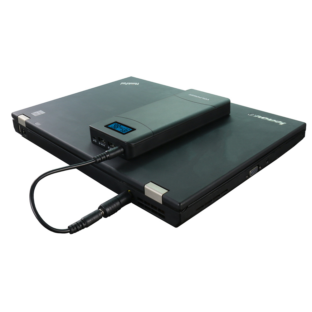 Laptop power bank 20000 mah charge DC 19V 19.5V 20V 24V LCD mobile power banks for Dell Latitude E5250