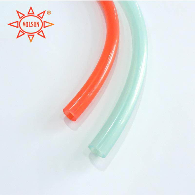 Transparent silicone rubber tubing