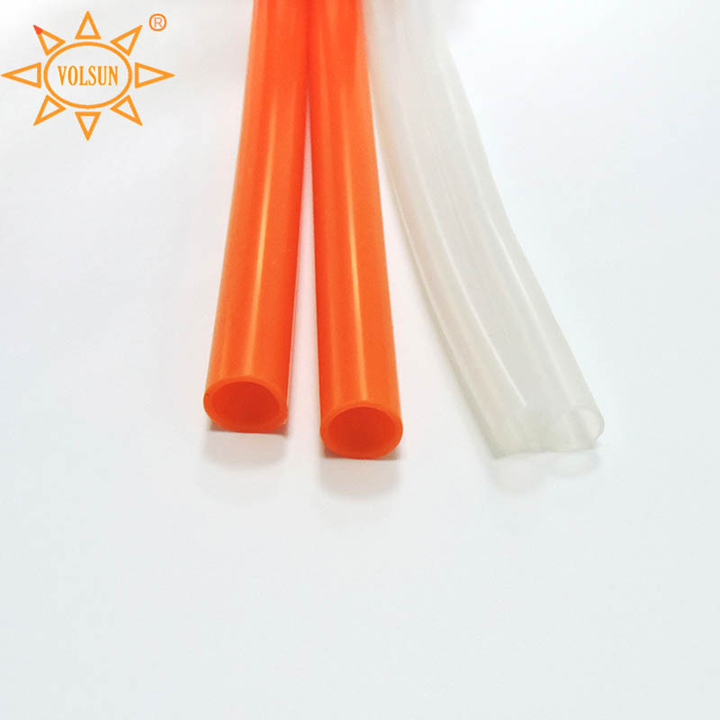 Transparent silicone rubber tubing