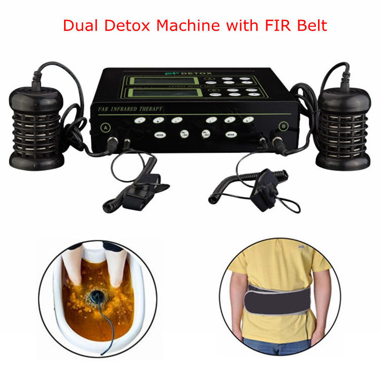 Dual Ionic Body Detox Foot Ionizer Machines Life Detox Machine ionic foot bath detox machine ion cleanse