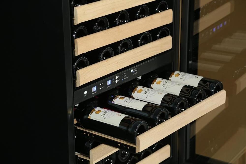 Built in wine refrigerator in refrigerator