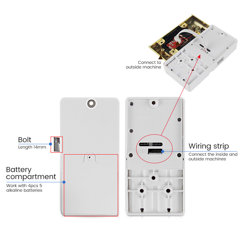 Anti-theft Locker Lock Electronic Keyed RFID Cabinet Locks