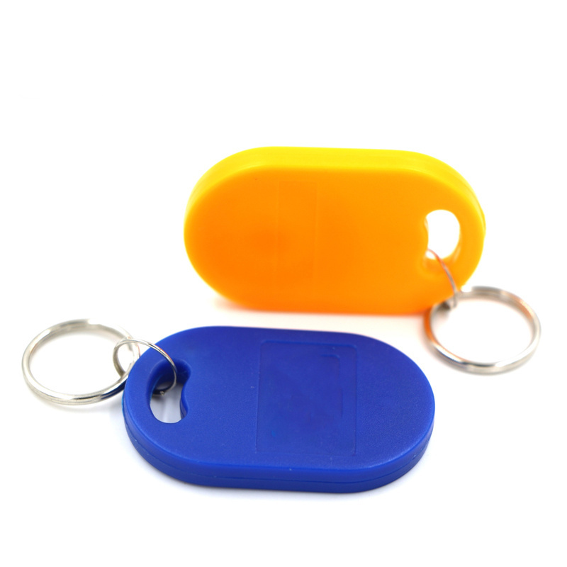 Door Access Control Mango RFID writable keyfob 13.56MHz key tag custom rfid key fob with key ring