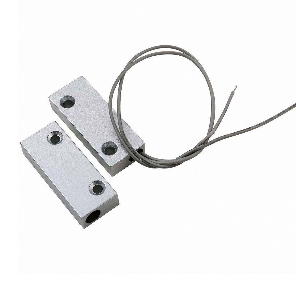 Surface Mounted Wired Magnetic Metal Alarm Door Window Sensor Detector Contact Switch