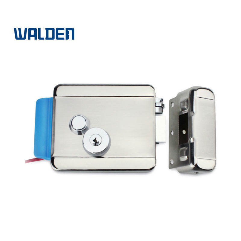 standard key stainless steel electric control RIM lock for door access control