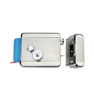 High quality door security Stainless steel 12V DC electric smart RIM Lock