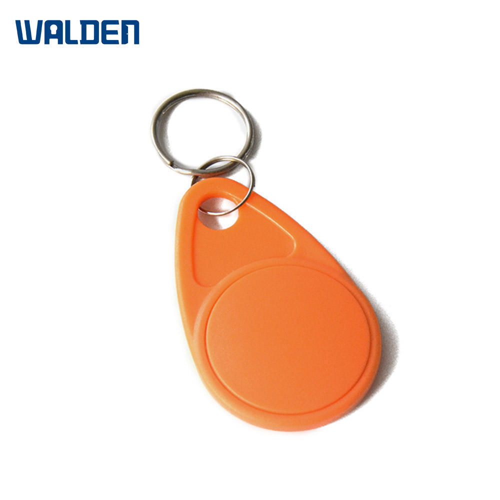 Waterproof access control keyfobs ABS Plastic 125khz Smart NFC Key Ring RFID Keyfob For Door/Elevator