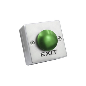 Zinc Alloy Door  Exit Release Button Push NO/COM Switch Panel For Door Access Control System