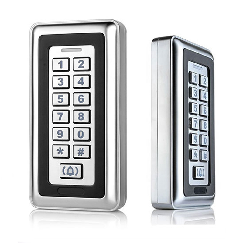 Standalone Metal Access controller System IP67 Waterproof Keypad Door Entry Electronic RFID Access Control