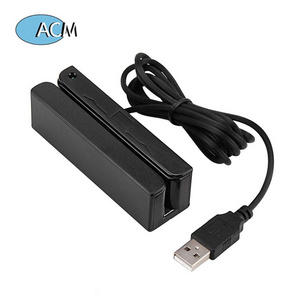 Mini Magnetic Machine Card Reader USB Portable Magnetic Stripe Card Reader Writer