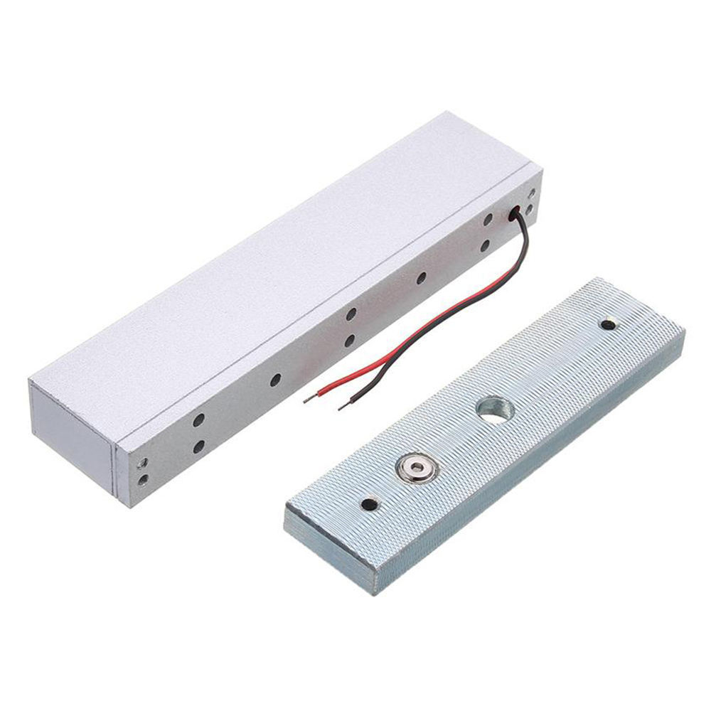 Single Door 12V Electric Magnetic Lock 280KG Electromagnetic Locker Door Safety Frameless Glass 280kg Access Control EM Lock