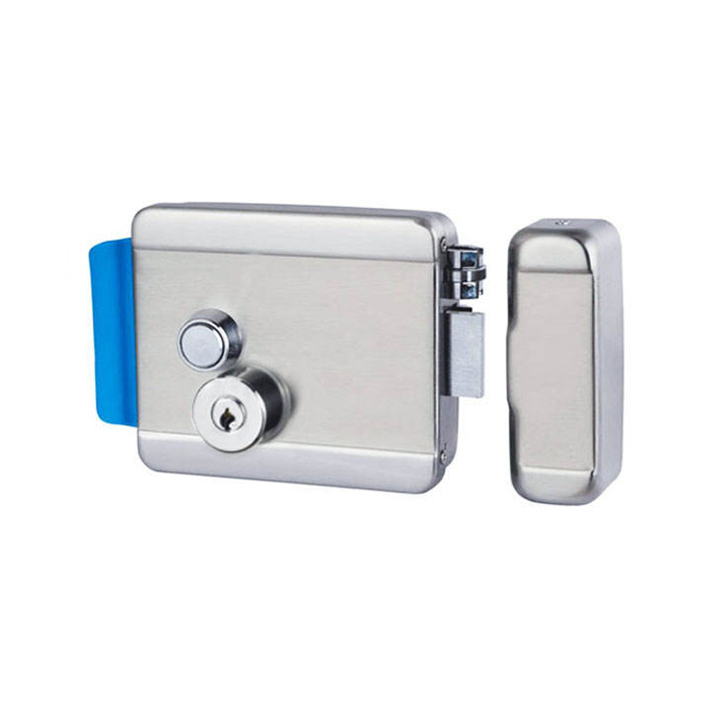 standard key stainless steel electric control RIM lock for door access control