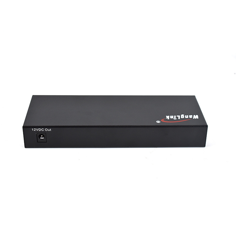 10 Port Fast Ethernet Switch Reverse Poe Switch 8 Port 100Mbps with Gigabits 2 Uplink Port 24V-48V Poe IN PoE Out RPOE Switch