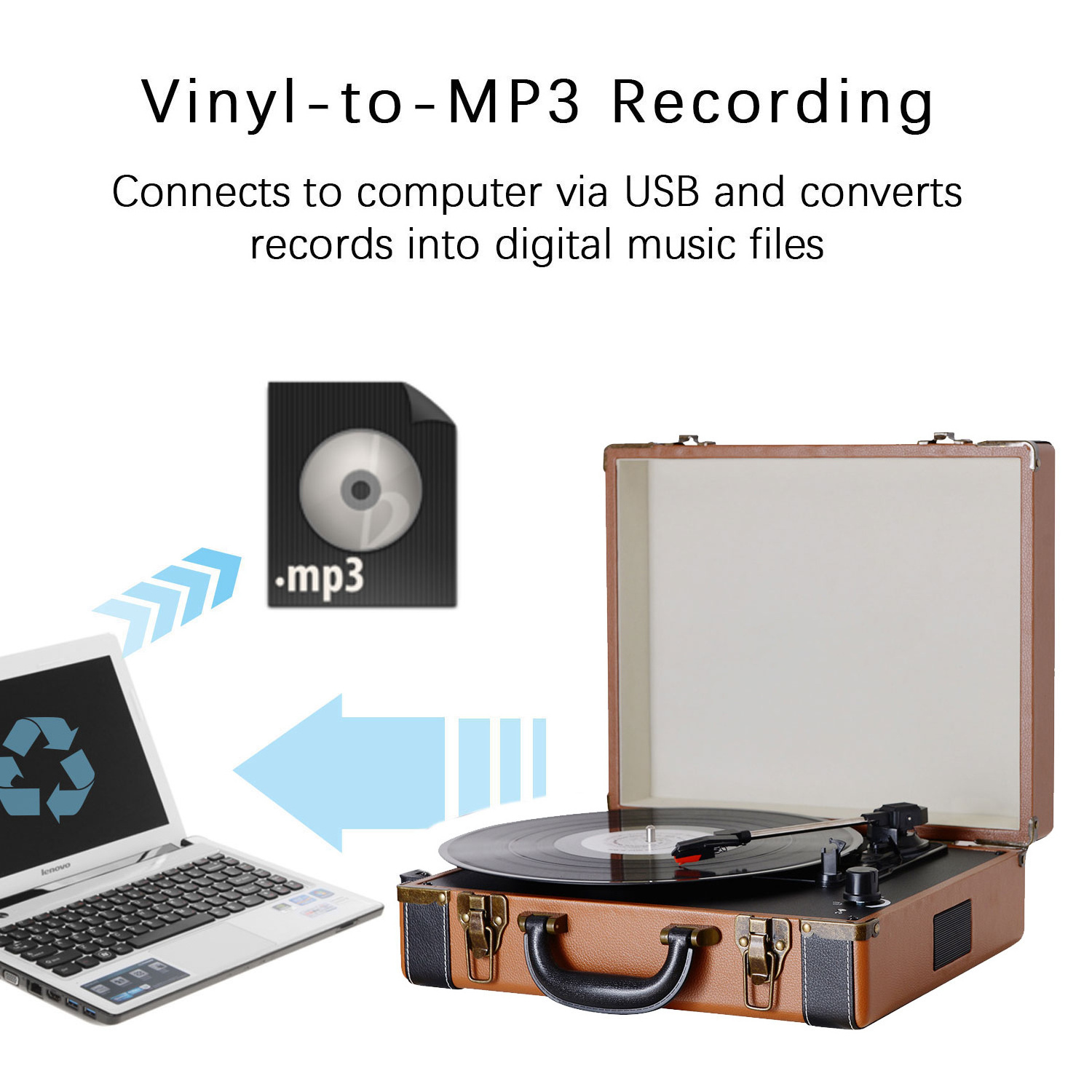 Best Price Portable Cartridge handbag vinyl record player turntable phono with stylus cartridge record player vinyl professional