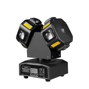 WANRAY Lighting New Coming Dazzling RGBW 8*10w Laser LED Beam Moving Head Infinite Rotation Dj Lights