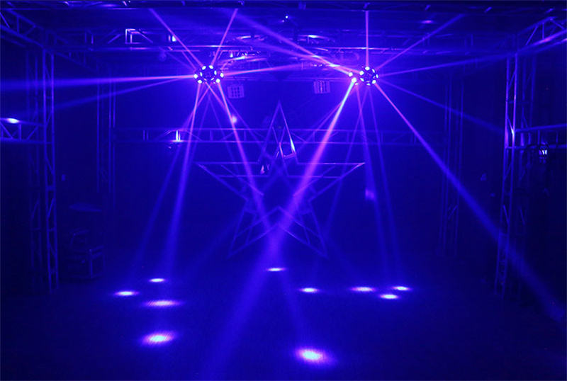 Hot selling 18 Led 3 Heads Beam Moving Head Lights with RGB Laser for DJ Disco Party Stage Lighting