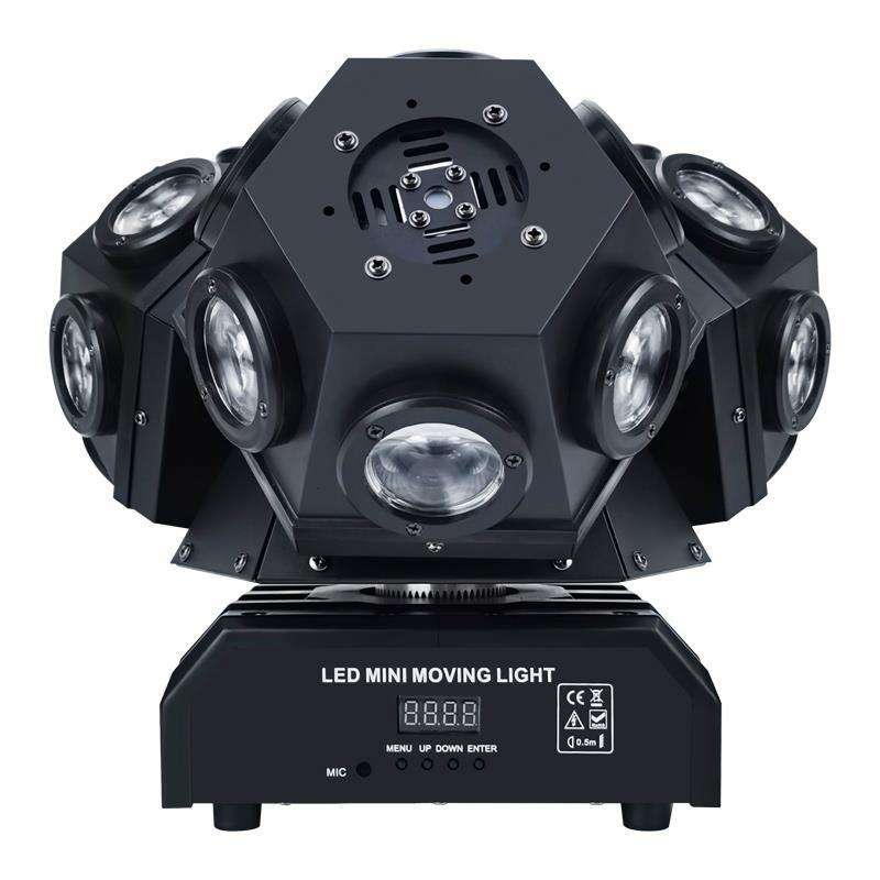 Hot selling 18 Led 3 Heads Beam Moving Head Lights with RGB Laser for DJ Disco Party Stage Lighting