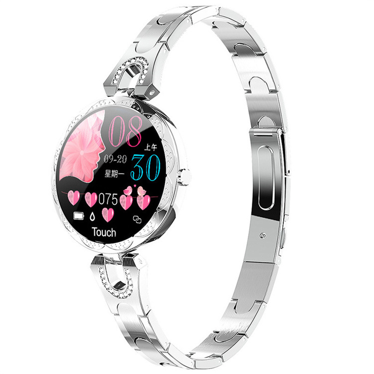 OEM Smart Watch Bracelet Ladies 2023 Physiological Cycle Smart Reminder BT Calling Women's Health Fitness Watch