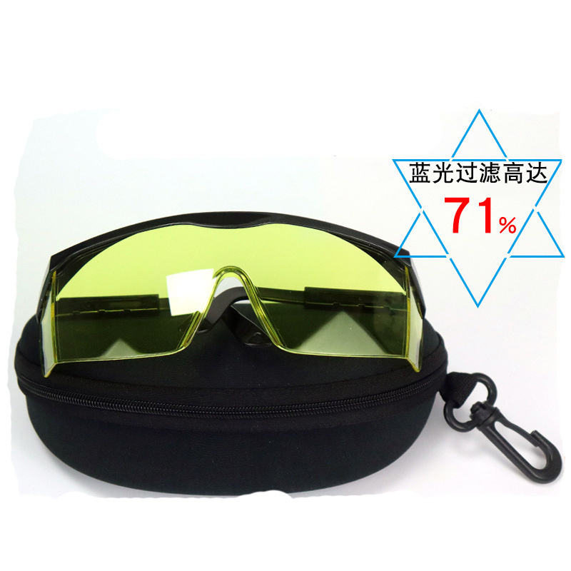 Grow Room Indoor Interchangeable Lenses Anti Blue Light Grow Room Safety Light Glasses