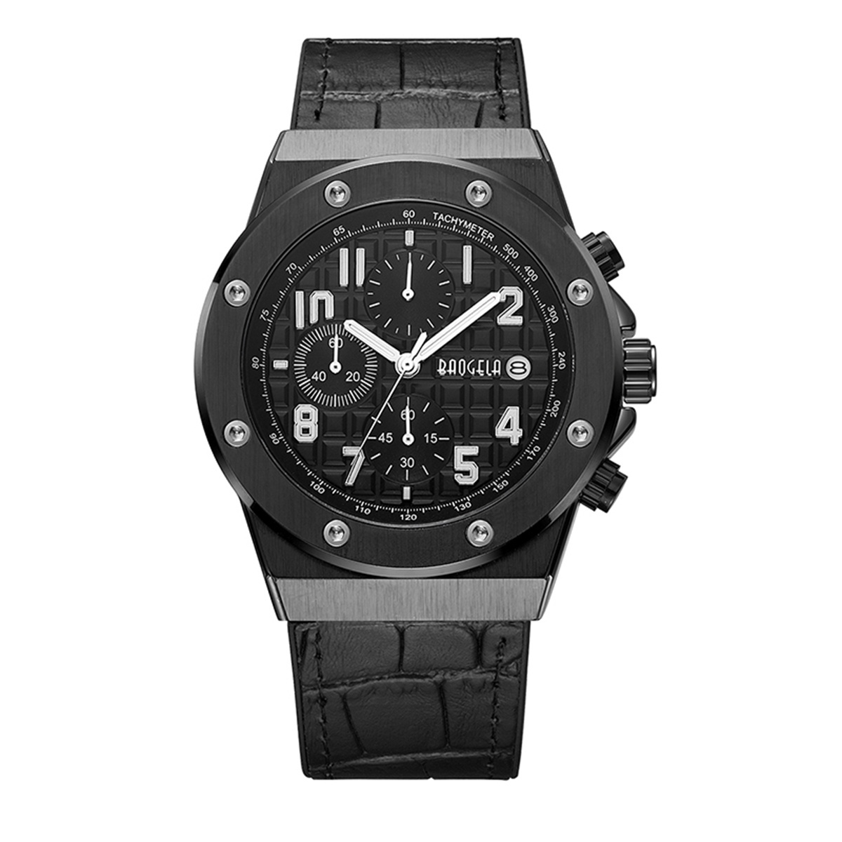 BAOGELA 1805 Fashion Top Rating Good Quality Custom Logo Factory Price Waterproof Sports Men Quartz Watches with Silicone Band