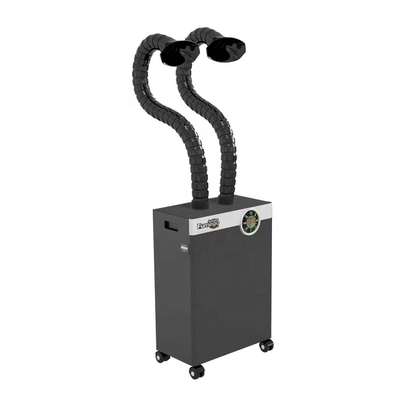 wateron industrial laser welding fume extractor co2 portable mobile fume and dust extractor hepa cosmetic salon fume extractor