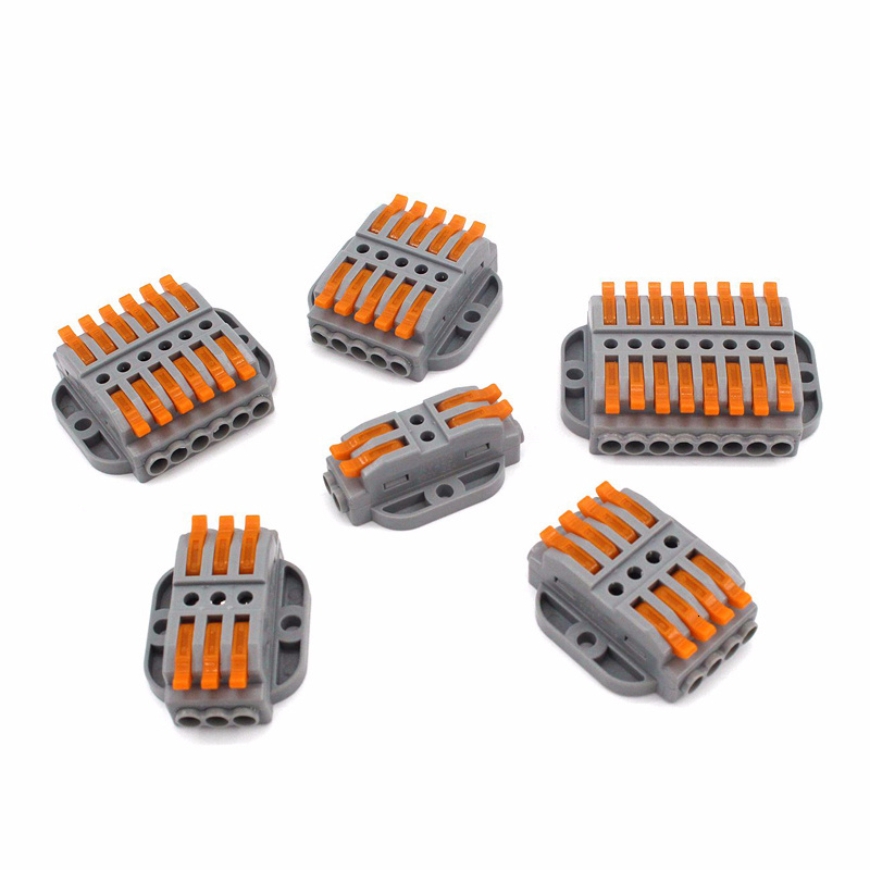 Fast Compact Lever Nut Wire Conductor Quick Wiring Compact Splicing Connector Electrical Quick Terminal Block connector