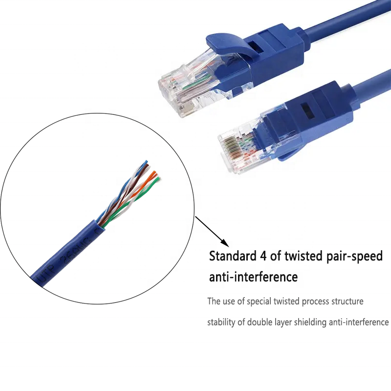 supplier ethernet internet lan network utp ftp sftp rj45 4p 26awg 28awg patch cord cat5 cat5e cat6 jumper cable