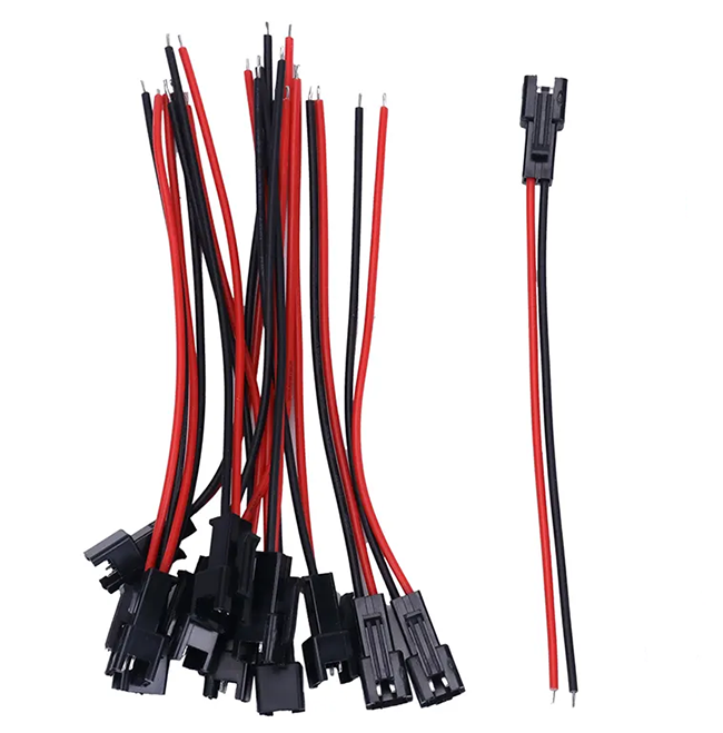 3 Pin 4 Pin Electric Jst Terminal Electrical 2 Pins Sm Plug cables with connector Wire Male And Female Connectors